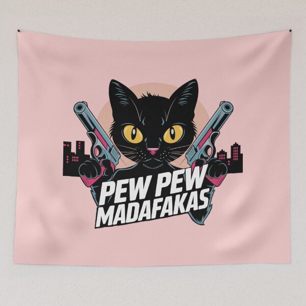 Item preview,   Crazy Pewpew Cat designed and sold by Coollzone.
