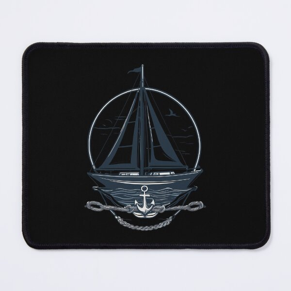 Item preview, Nautical Sailboat Motif Adventure designed and sold by LuminOrb.