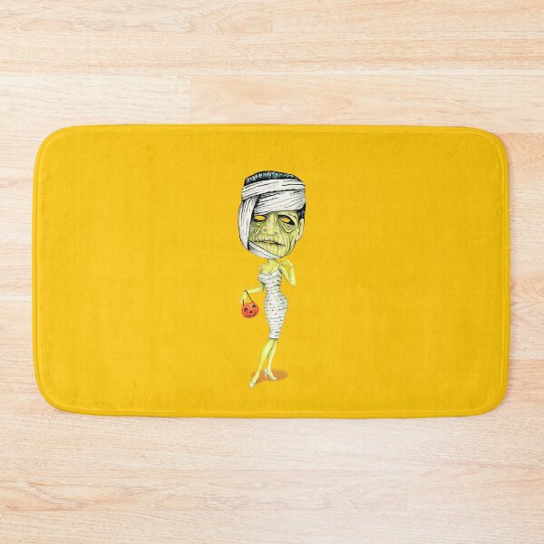 Item preview, Halloween Trick or Treater : Mummy Woman - Yellow Background designed and sold by Kelly  Gilleran.