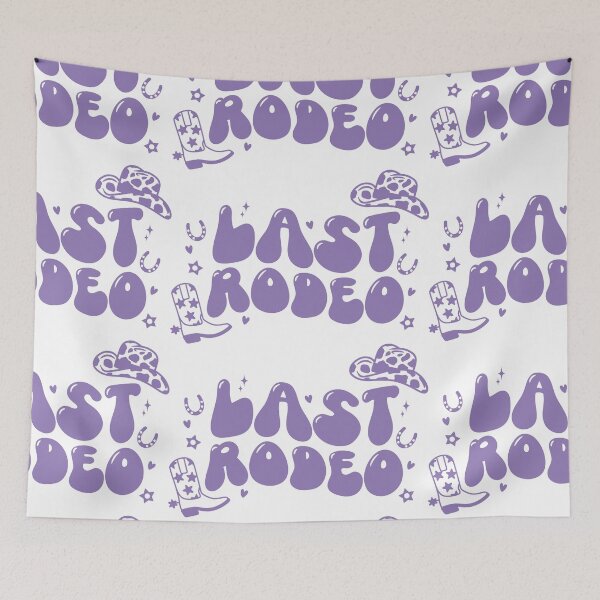 Item preview, Purple Cowgirl Last Rodeo Bachelorette  designed and sold by dottiedigitals.