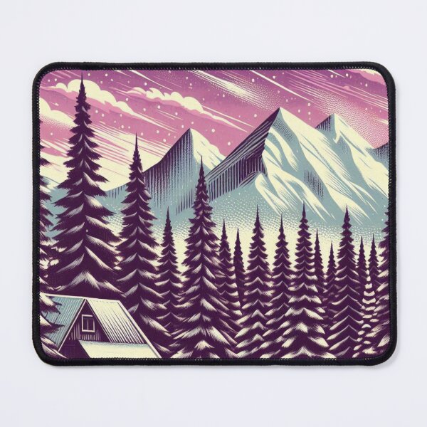 Item preview, Vintage Winter Cabin 3 designed and sold by harwoodkp.