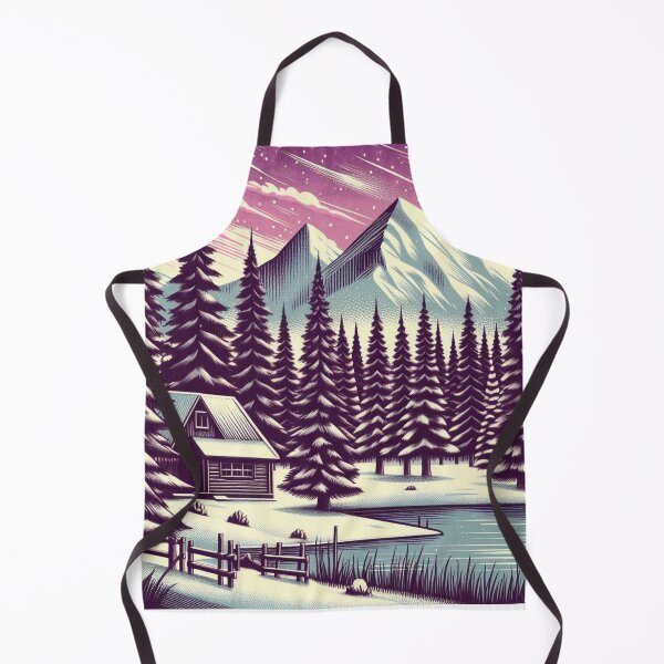 Item preview, Vintage Winter Cabin 3 designed and sold by harwoodkp.