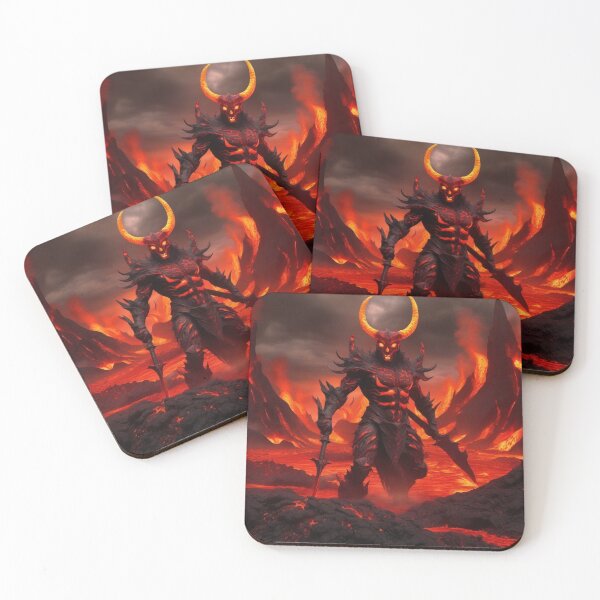 Item preview, Demonic Warrior in a Lava Field 3 designed and sold by MarkLines.