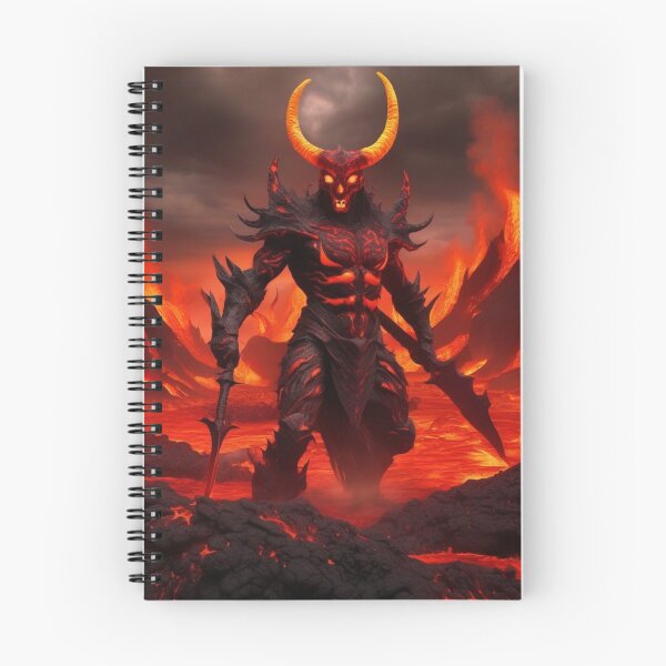 Item preview, Demonic Warrior in a Lava Field 3 designed and sold by MarkLines.