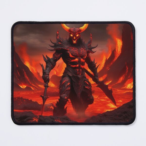 Item preview, Demonic Warrior in a Lava Field 3 designed and sold by MarkLines.