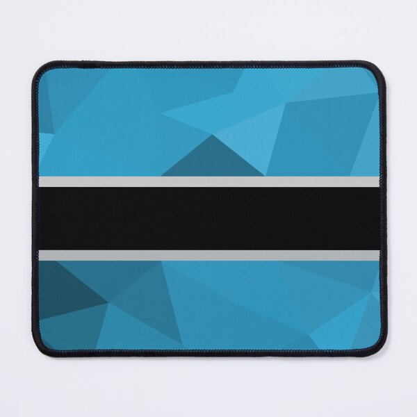 Item preview, Botswana Flag Geometric Art – Bold and Minimalist Design designed and sold by OrangePoly.