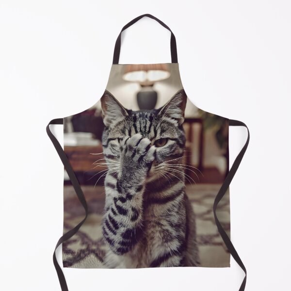 Item preview, Funny Cat Meme Covering Eye in Facepalm Pose designed and sold by Quirky Shirts.