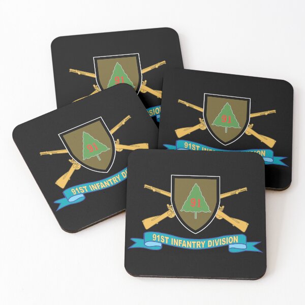 Item preview, 91st Infantry Division - w Br - SSI - Ribbon X 300 designed and sold by Military Insignia Products.
