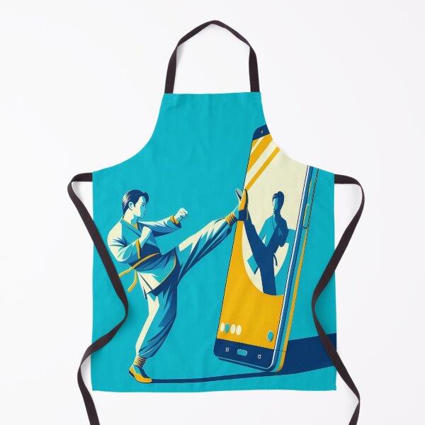 Item preview, Karateka going through a smartphone 27 designed and sold by P2Genies.