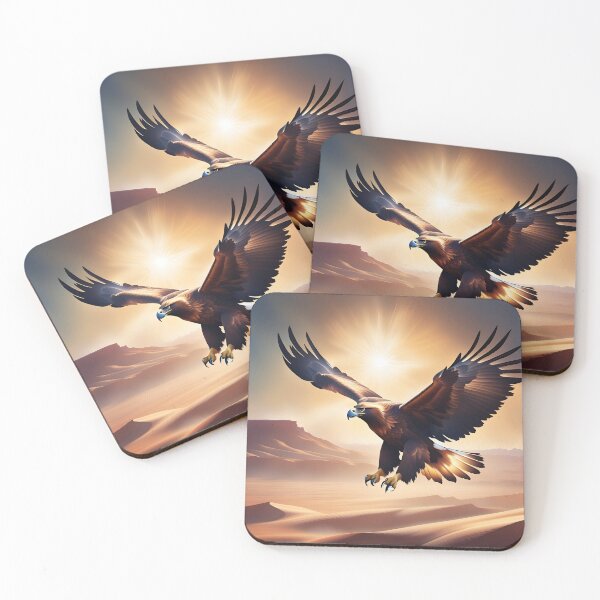 Item preview, Golden Eagle In The Desert designed and sold by Tibomessiaen.