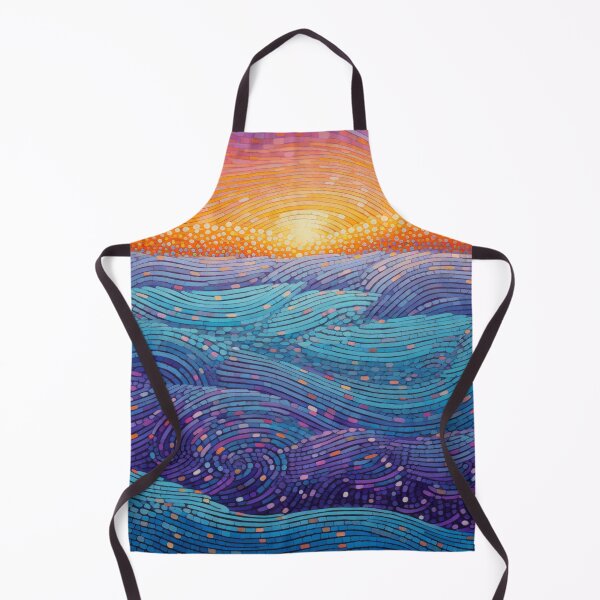 Item preview, Aboriginal Inspired Dot Art - With Waves And Sun designed and sold by GrinGalore.