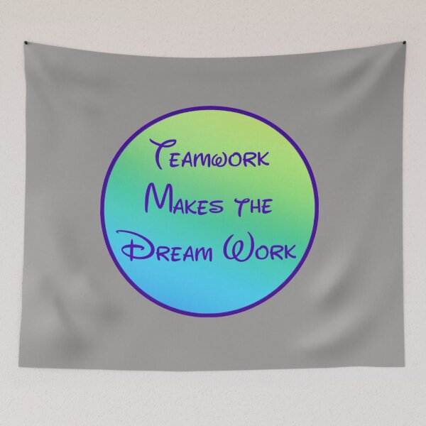 Item preview, Teamwork Makes The Dream Work  designed and sold by Sleepygirl2010.