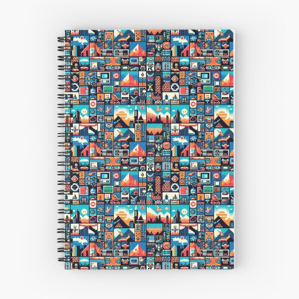 Item preview, Retro Pixel Art Pattern designed and sold by SipandStan.