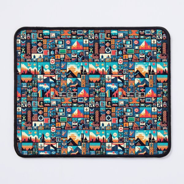 Item preview, Retro Pixel Art Pattern designed and sold by SipandStan.