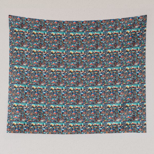 Item preview, Retro Pixel Art Pattern designed and sold by SipandStan.