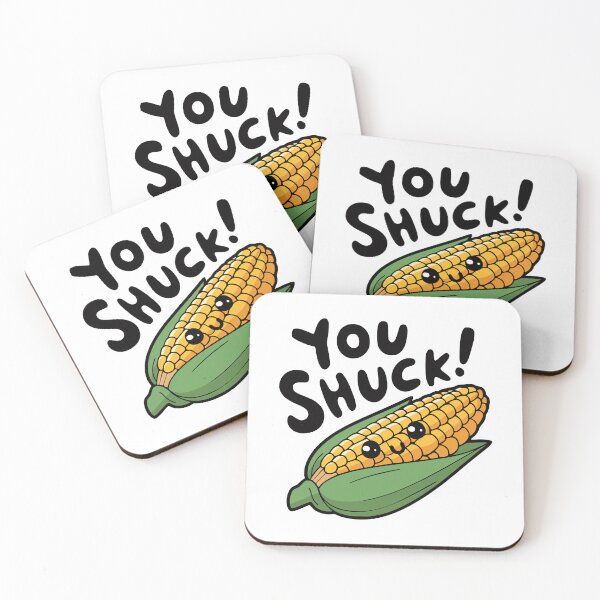 Item preview, You Shuck! Funny Cute Corn Pun designed and sold by PMCreative.