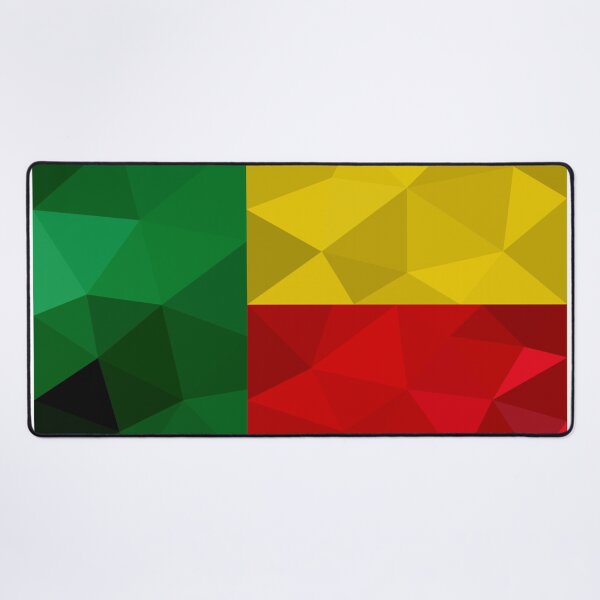 Item preview, Benin Flag Geometric Art – Bold and Vibrant Design designed and sold by OrangePoly.