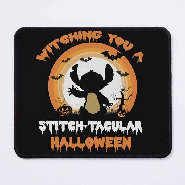 Item preview, Stitch Halloween - Witching You a Stitch-tacular Halloween - A funny Halloween design for Spooky Autumn Season designed and sold by TheInkyOwl-TIO.