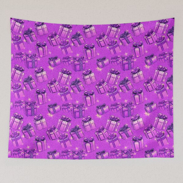 Item preview, Purple Christmas Presents Pattern | Christmas Gifts | Matching Family Winter Outfit designed and sold by PinkGoddessLove.