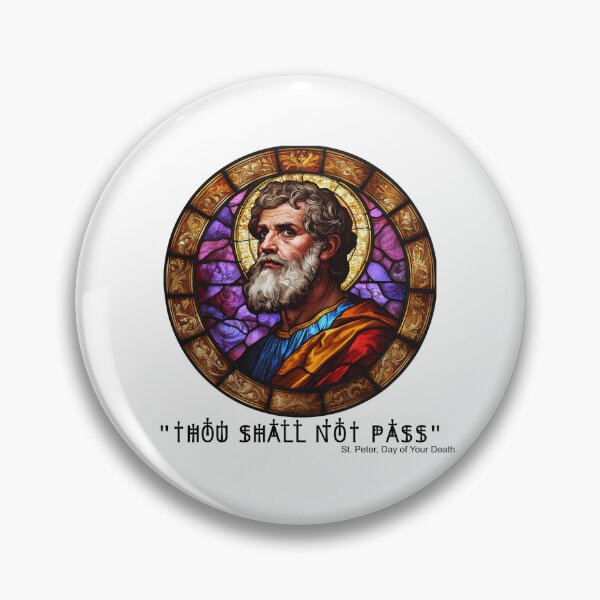 Item preview, Heaven's Gatekeeper with Attitude: Sassy St. Peter Knows if You're Naughty or Nice! designed and sold by Ignorant-Artist.