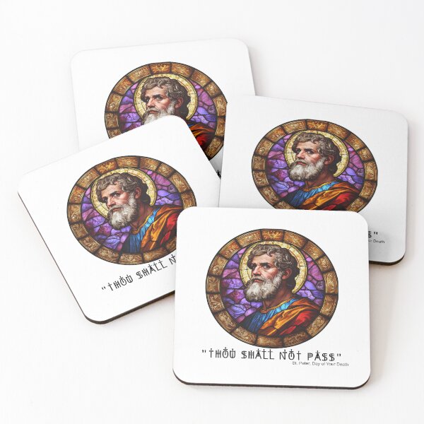 Item preview, Heaven's Gatekeeper with Attitude: Sassy St. Peter Knows if You're Naughty or Nice! designed and sold by Ignorant-Artist.