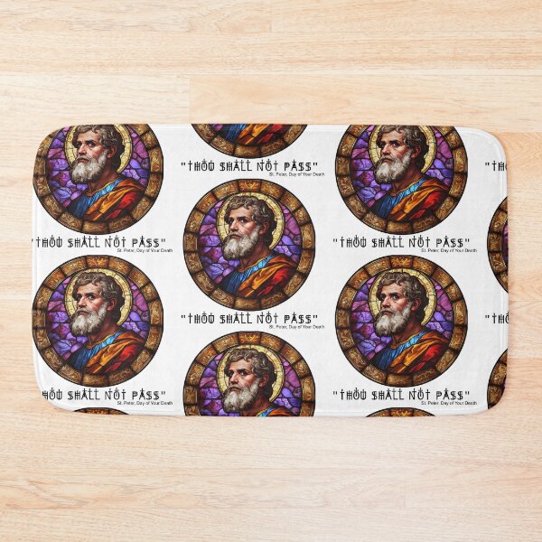 Item preview, Heaven's Gatekeeper with Attitude: Sassy St. Peter Knows if You're Naughty or Nice! designed and sold by Ignorant-Artist.