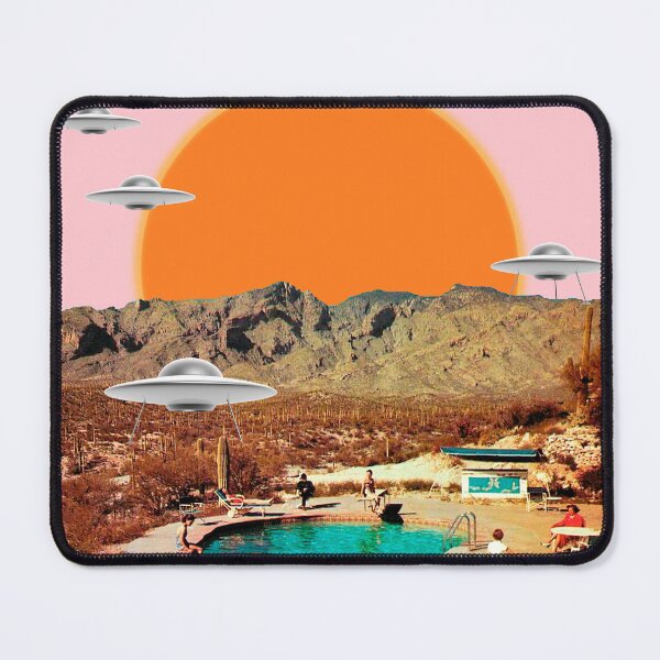 Item preview, They've arrived! UFOs landing in the desert designed and sold by MsGonzalez.