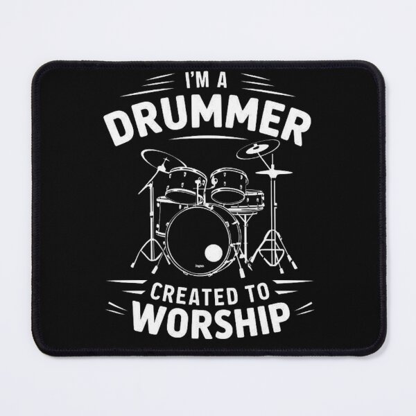 Item preview, I’m a Drummer Created to Worship Drum Kit Art designed and sold by love3617.