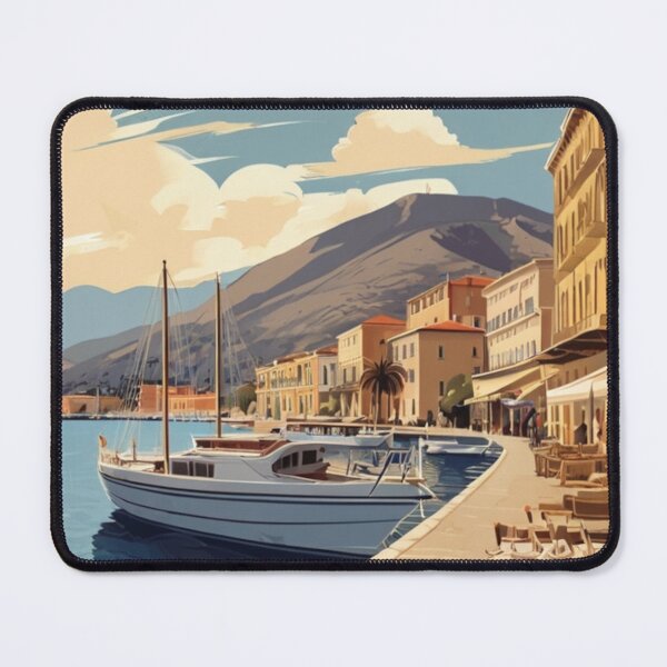 Item preview, 123 Nafplio Harbor, Greece Poster Design designed and sold by Alexis Art Collection.