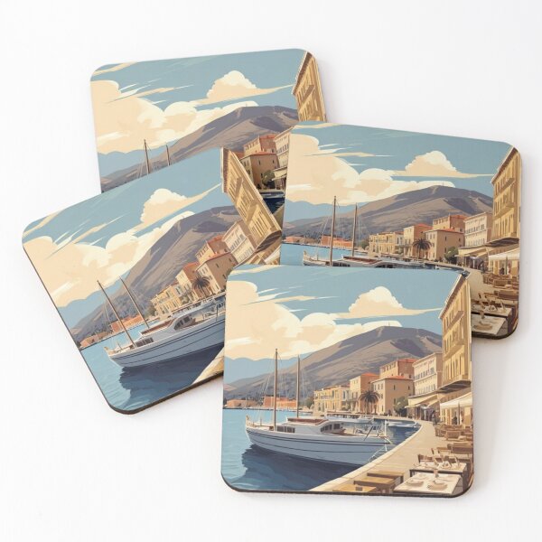 Item preview, 123 Nafplio Harbor, Greece Poster Design designed and sold by Alexis Art Collection.