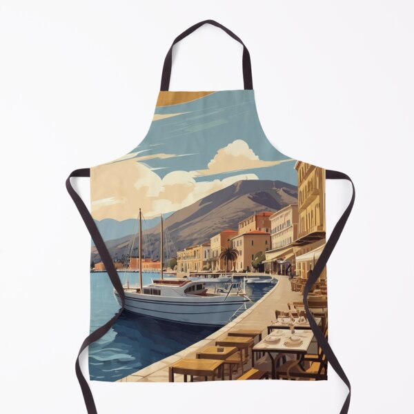 Item preview, 123 Nafplio Harbor, Greece Poster Design designed and sold by Alexis Art Collection.