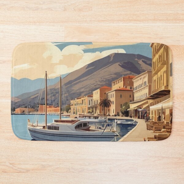 Item preview, 123 Nafplio Harbor, Greece Poster Design designed and sold by Alexis Art Collection.