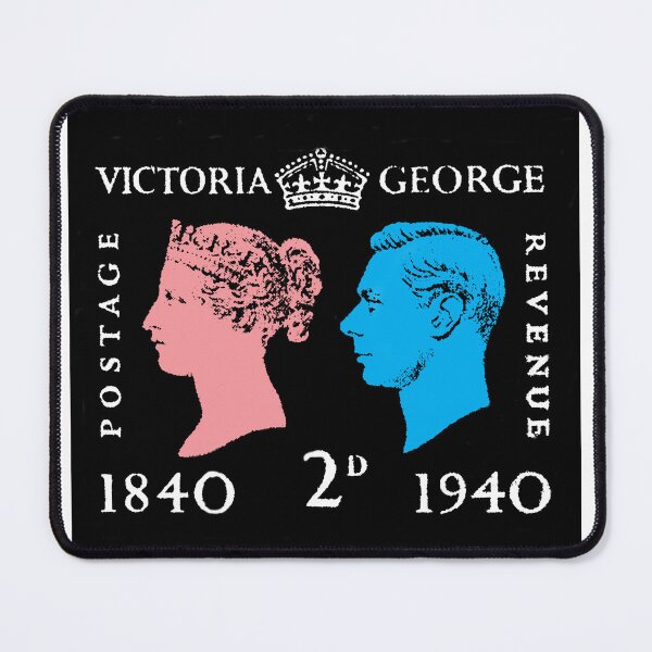 Item preview, Victoria and George Stamp designed and sold by ChalfontArt.