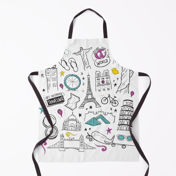 Item preview, World Landmarks and Travel Icons | Global Adventure  designed and sold by TurtleDojo.