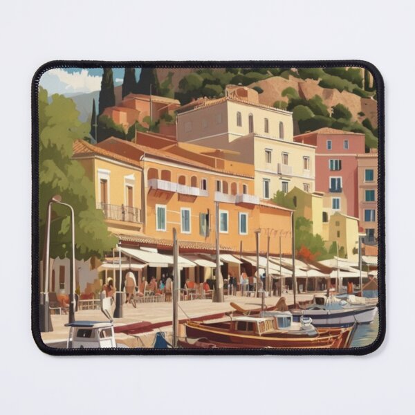 Item preview, 124 Nafplio Harbor, Greece Poster Design designed and sold by Alexis Art Collection.