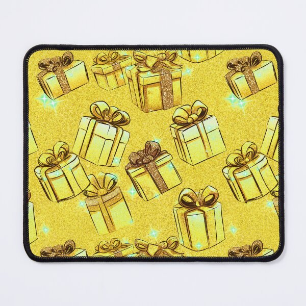 Item preview, Gold Christmas Presents Pattern | Christmas Gifts | Matching Family Winter Outfit designed and sold by PinkGoddessLove.