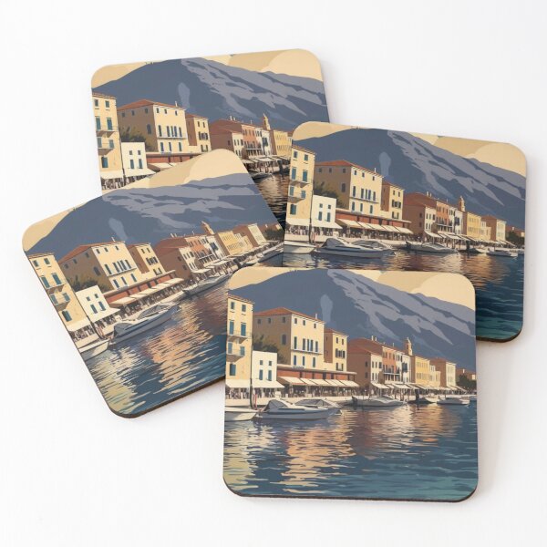 Item preview, 125 Nafplio Harbor, Greece Poster Design designed and sold by Alexis Art Collection.