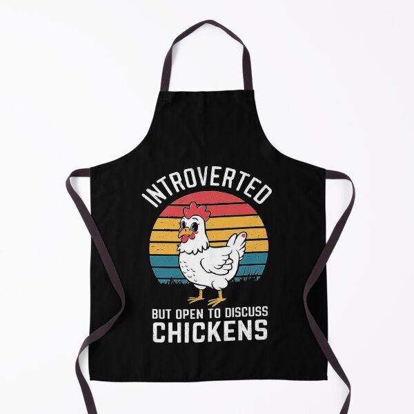 Item preview, Introverted But Open to Discuss Chickens: Funny Gift for Chicken Lovers, Farmers, and Animal Enthusiasts | Farm Life & Introvert Humor designed and sold by love3617.