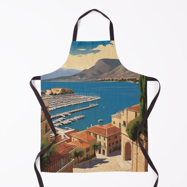 Item preview, 126 Nafplio Harbor, Greece Poster Design designed and sold by Alexis Art Collection.