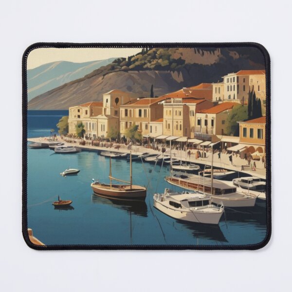 Item preview, 127 Nafplio Harbor, Greece Poster Design designed and sold by Alexis Art Collection.