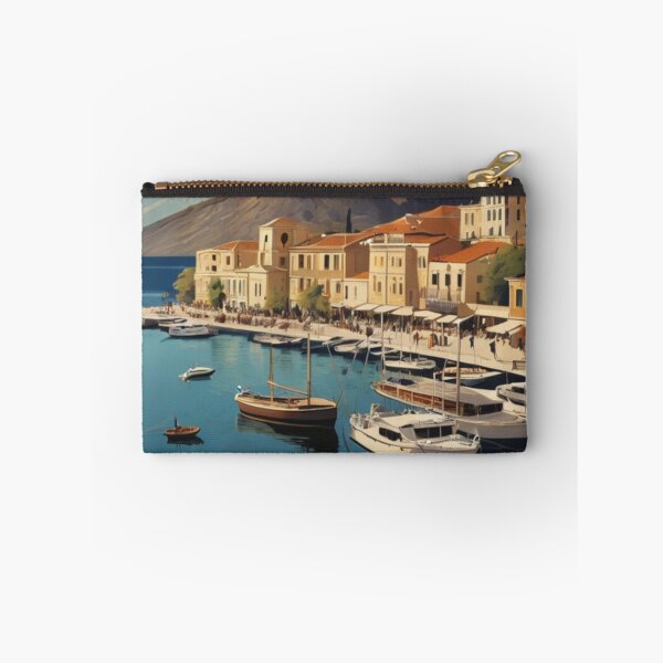 Item preview, 127 Nafplio Harbor, Greece Poster Design designed and sold by Alexis Art Collection.