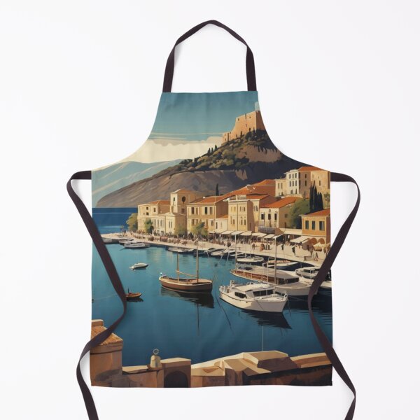 Item preview, 127 Nafplio Harbor, Greece Poster Design designed and sold by Alexis Art Collection.