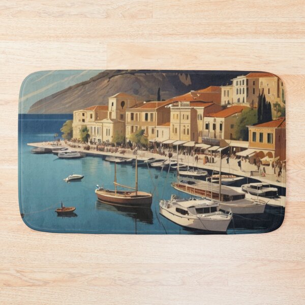 Item preview, 127 Nafplio Harbor, Greece Poster Design designed and sold by Alexis Art Collection.