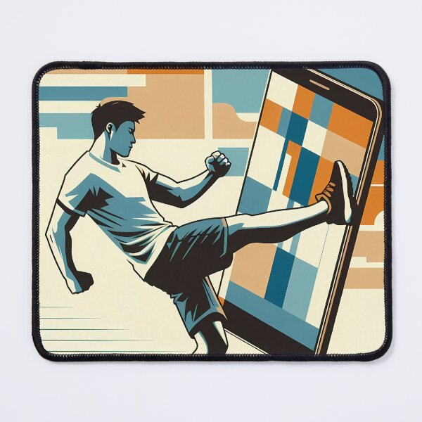Item preview, Karateka going through a smartphone 32 designed and sold by P2Genies.