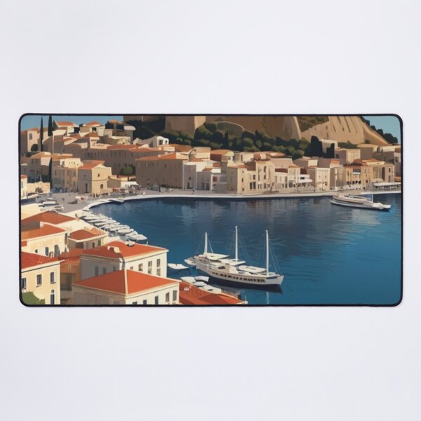 Item preview, 129 Nafplio Harbor, Greece Poster Design designed and sold by Alexis Art Collection.