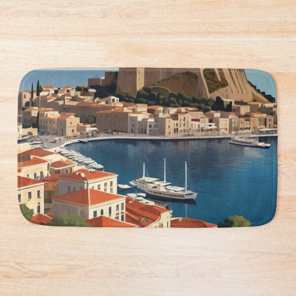 Item preview, 129 Nafplio Harbor, Greece Poster Design designed and sold by Alexis Art Collection.