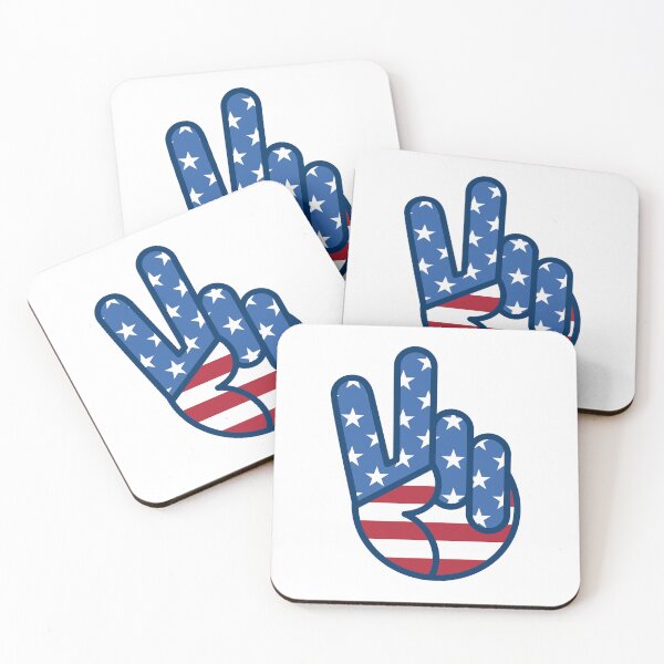 Item preview, Salty-Dog American flag Peace Sign Version 2 designed and sold by salty-dog.