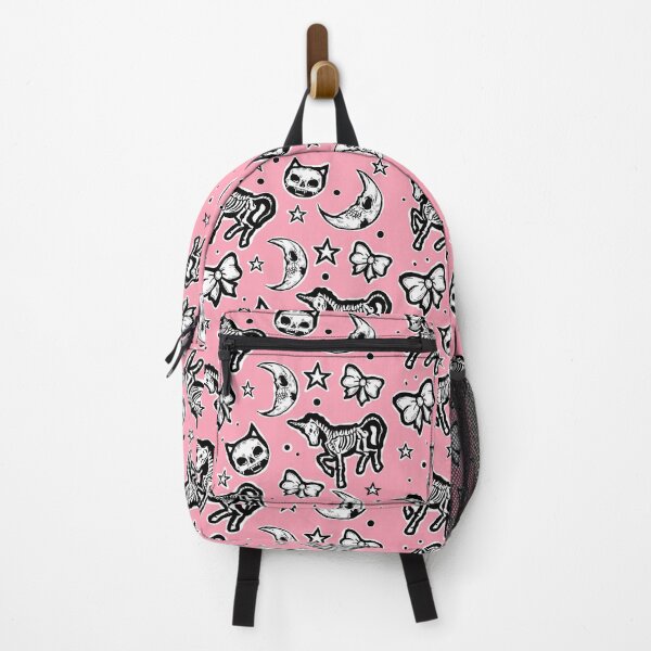 Artikelvorschau, Goth Cute - Rosa Skelette und Einhörner entworfen und verkauft von NinnyArt.