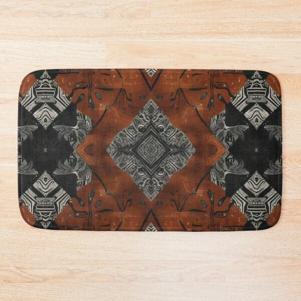 Item preview, Rust Black Mud Cloth designed and sold by artenvironments.