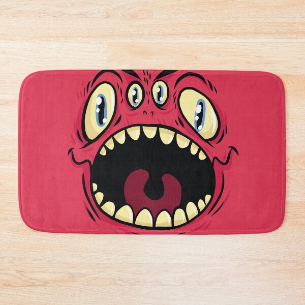 Item preview, Red Monster Face | Extra Eyes and Open Mouth Design designed and sold by TurtleDojo.